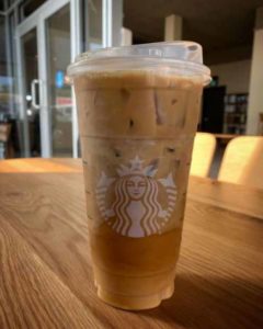 An Iced Coffee at Starbucks - Cold, delicious, and 235mg Caffeine