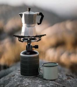The Moka pot is a great coffee maker to take camping