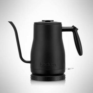 The Bodum Bistro is our top pick for best budget gooseneck kettle.