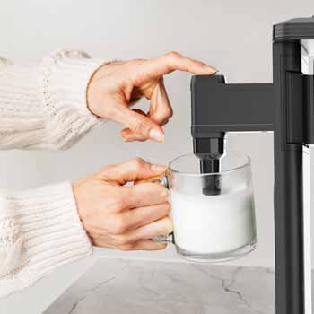 Ninja coffee maker frothing milk